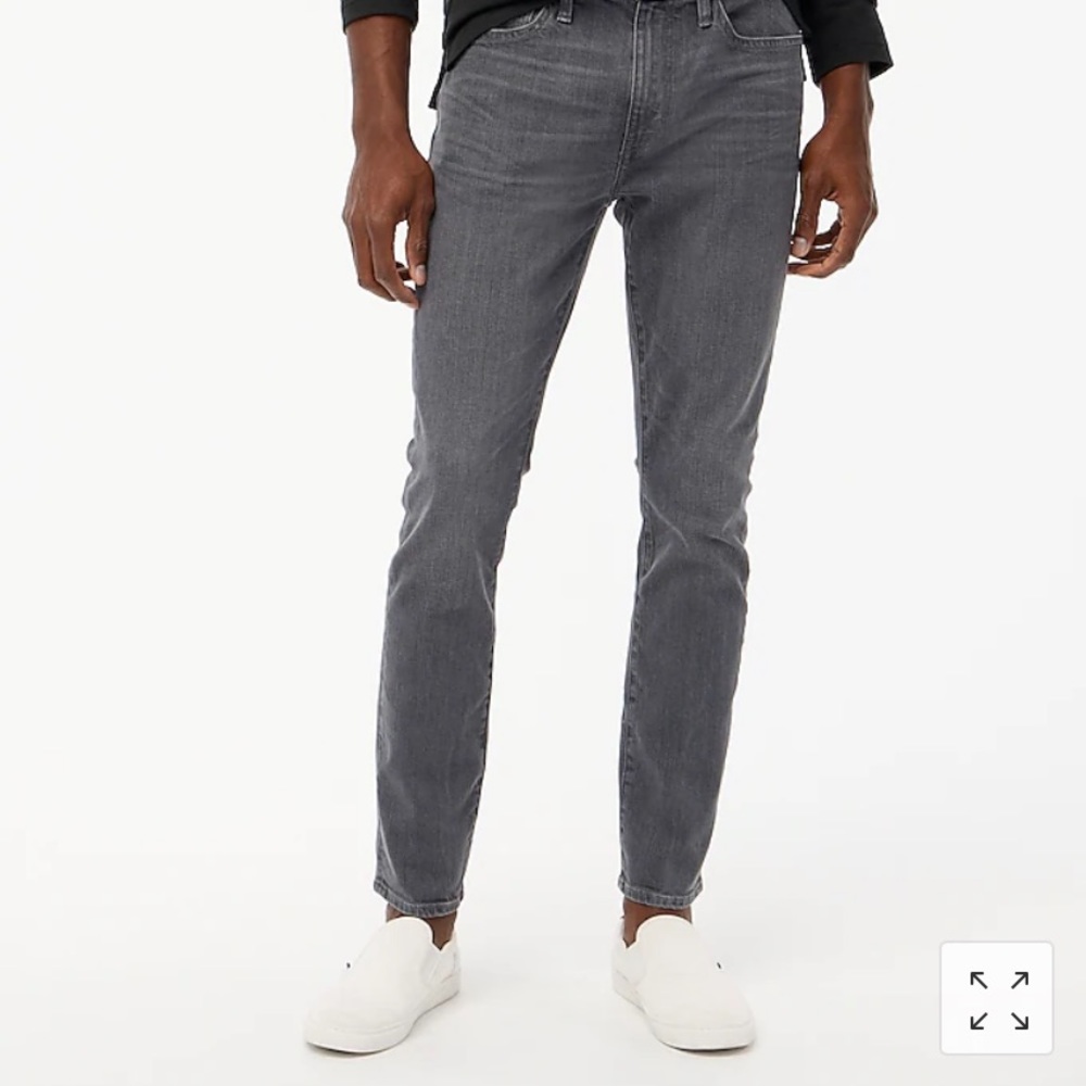 Men’s J Crew grey skinny jeans